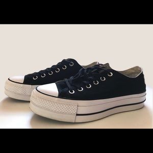 Black Platform Converse